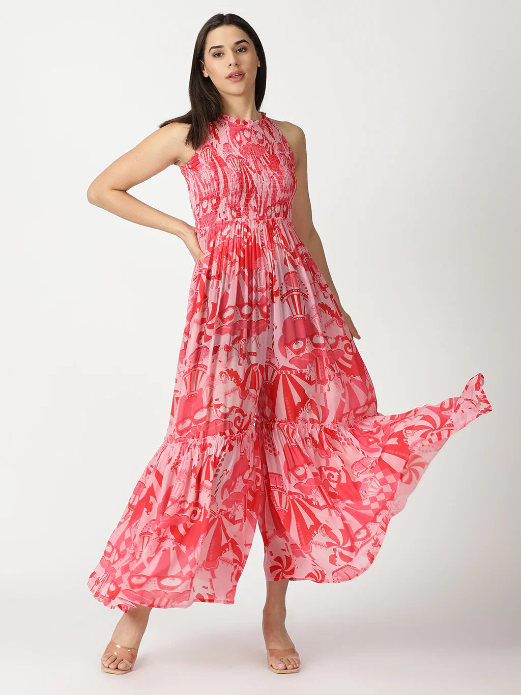 Pink Mela Jumpsuit