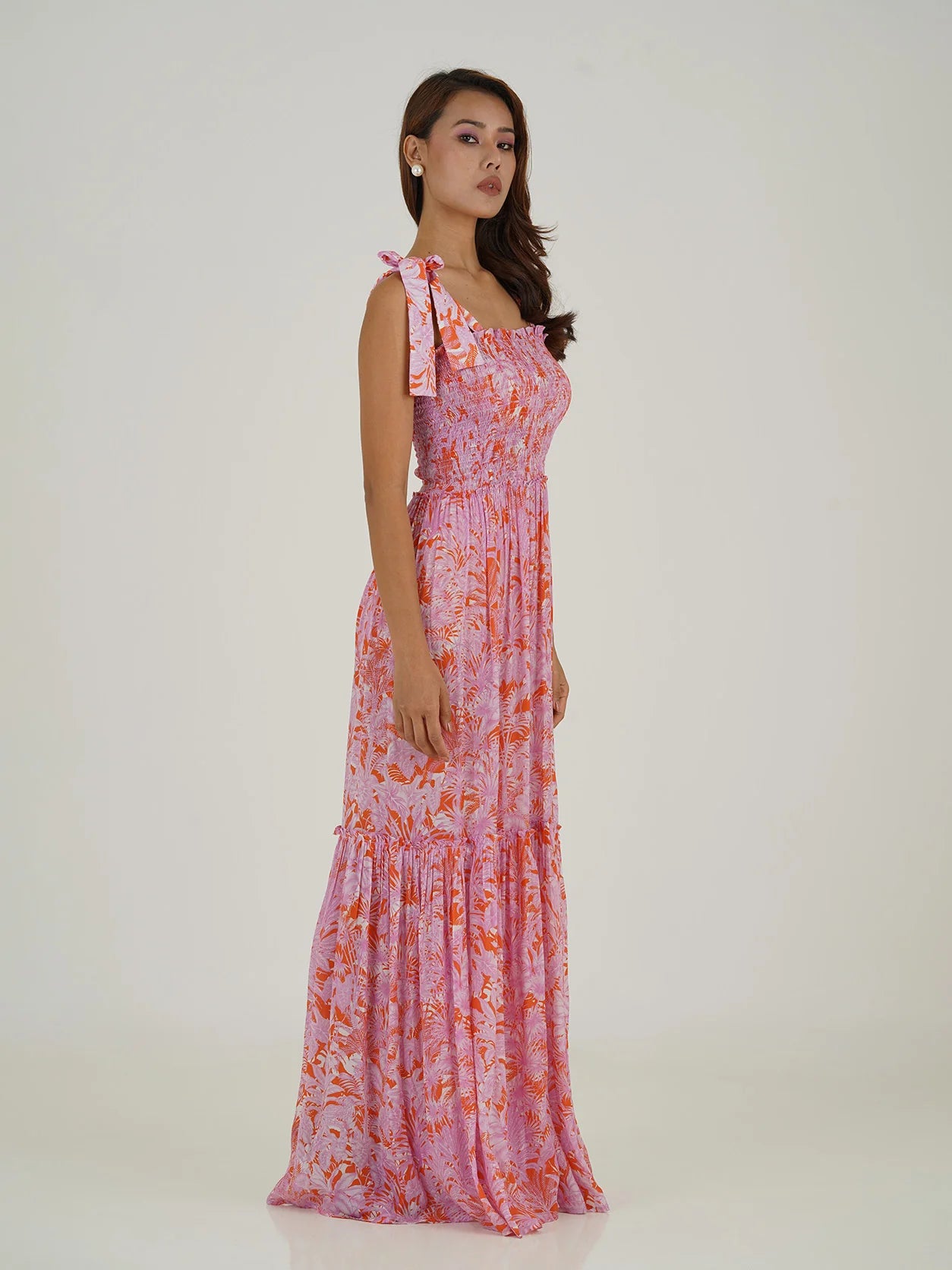 Orange and purple savana jumpsuit