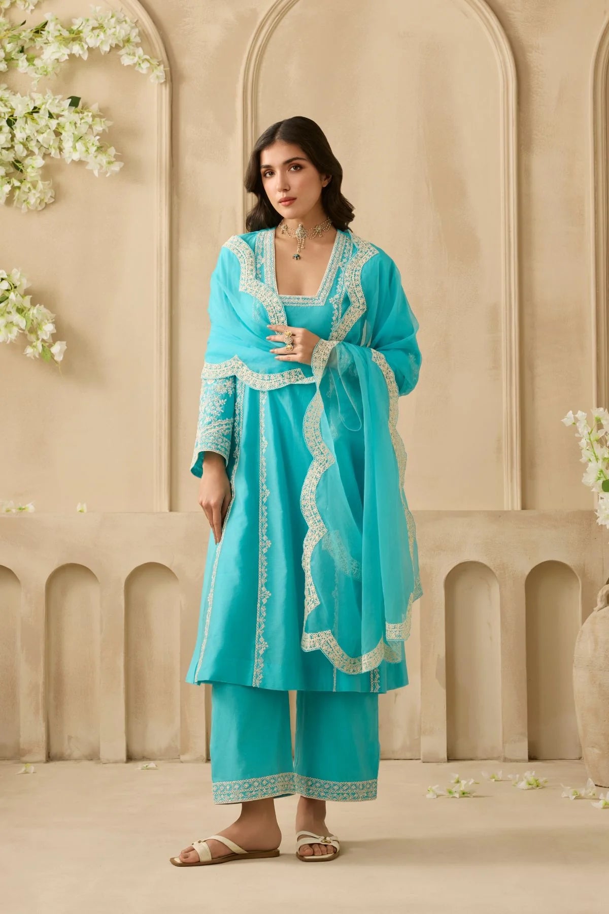 Mirage Blue Kurta Set