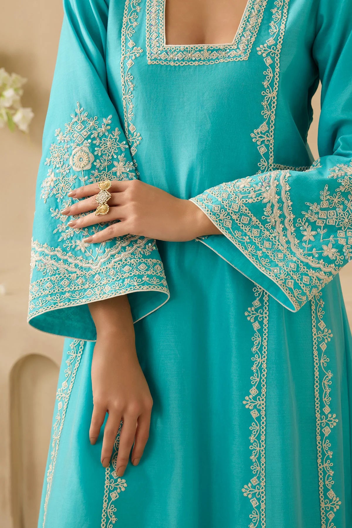 Mirage Blue Kurta Set