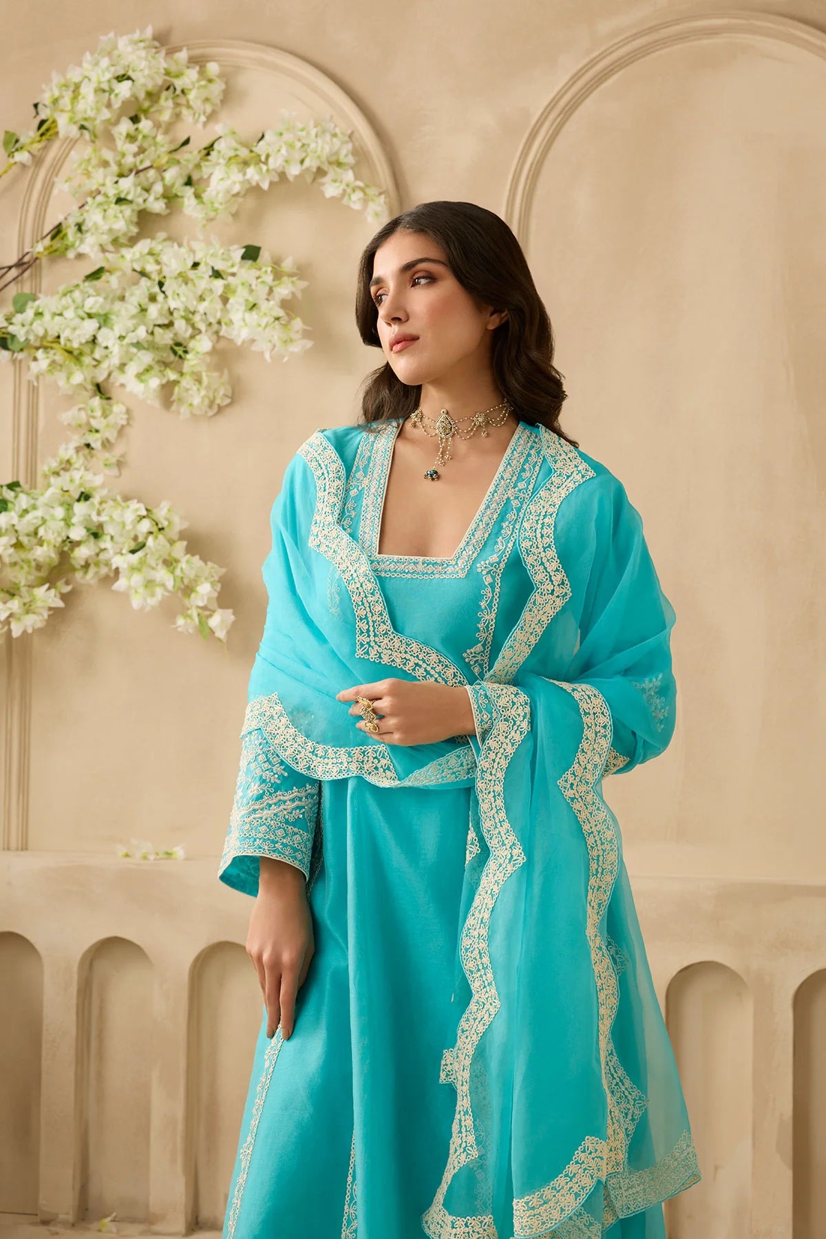 Mirage Blue Kurta Set
