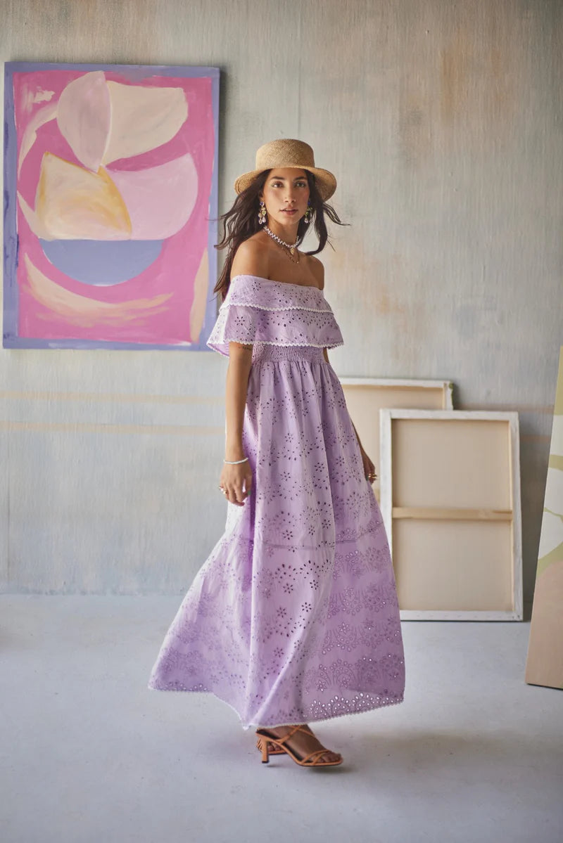 Alessia off-shoulder Dress