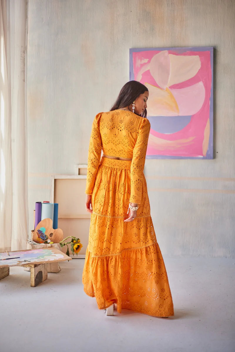 Arancio Skirt Set