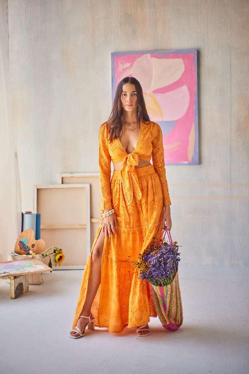 Arancio Skirt Set