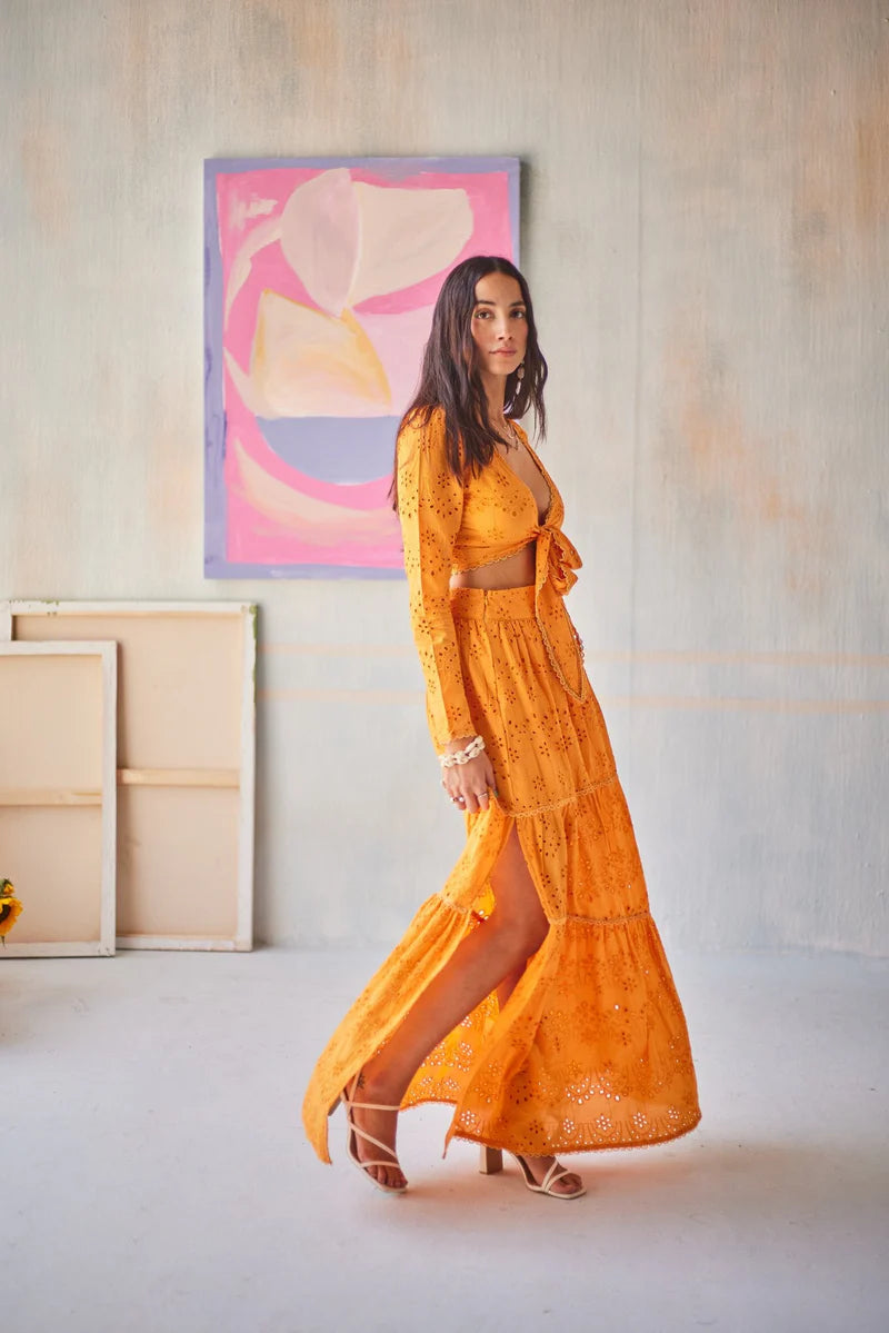 Arancio Skirt Set