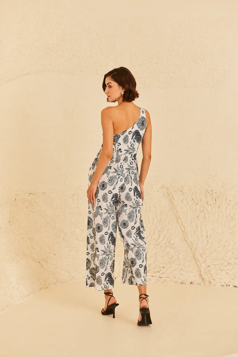 Fierce Flora Print Jumpsuit