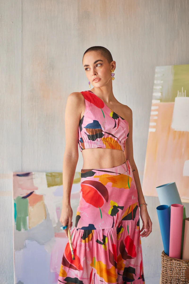 Fiori da Rosa Skirt Set