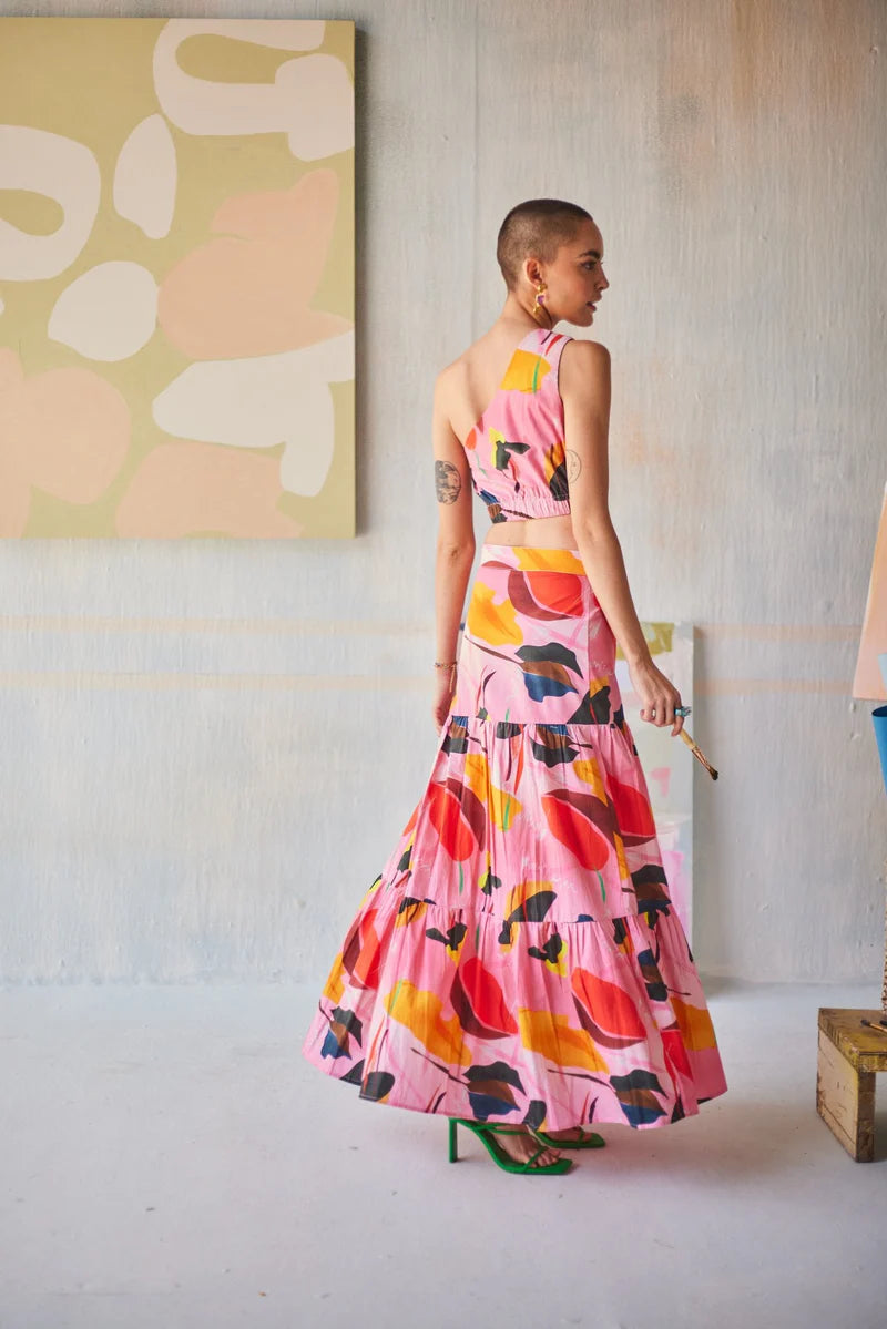 Fiori da Rosa Skirt Set