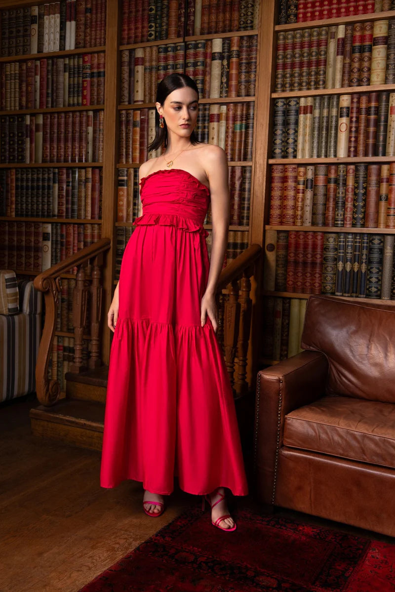 French Fuchsia Dress