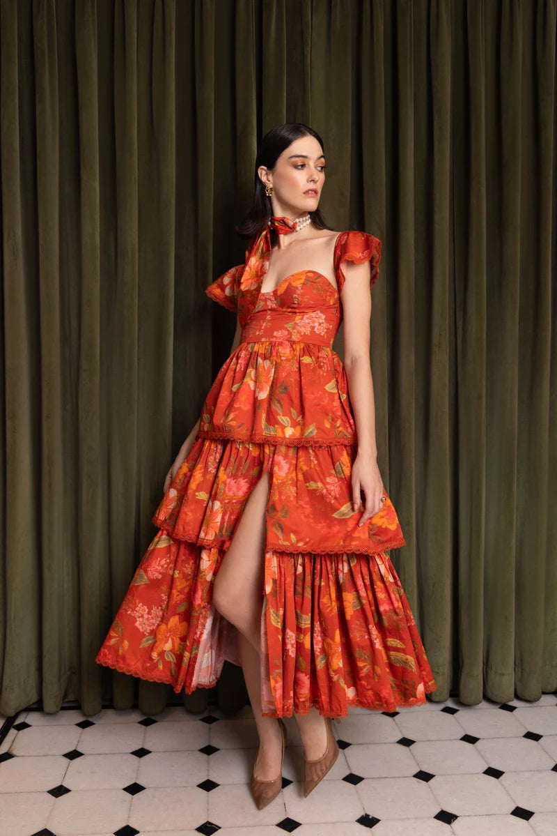 Saffron Bloom Dress