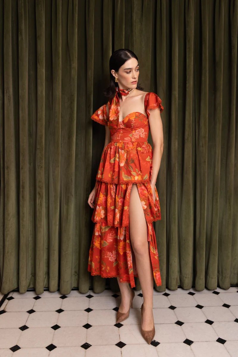 Saffron Bloom Dress