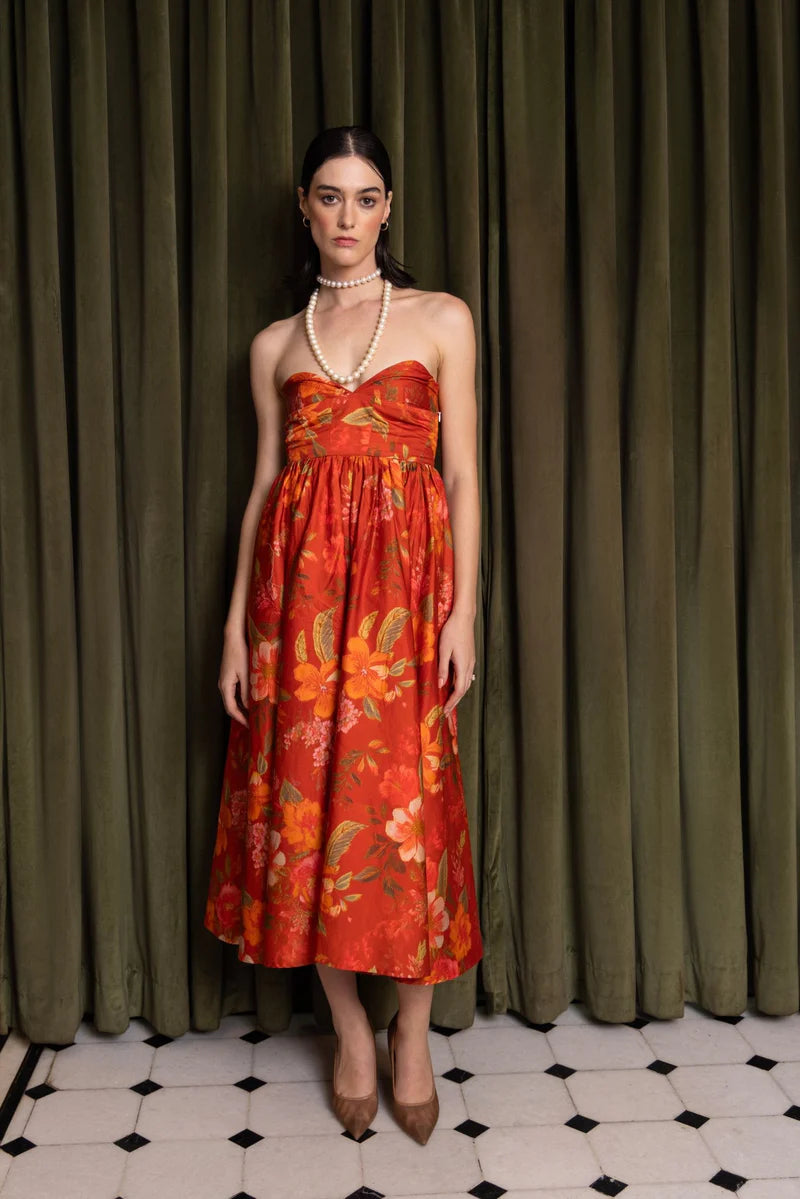 Scarlet Radiance Dress