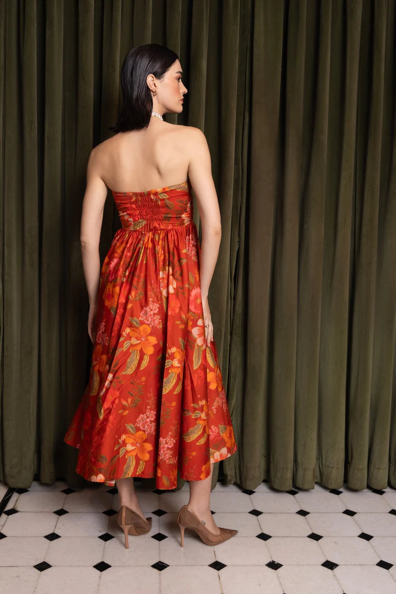 Scarlet Radiance Dress