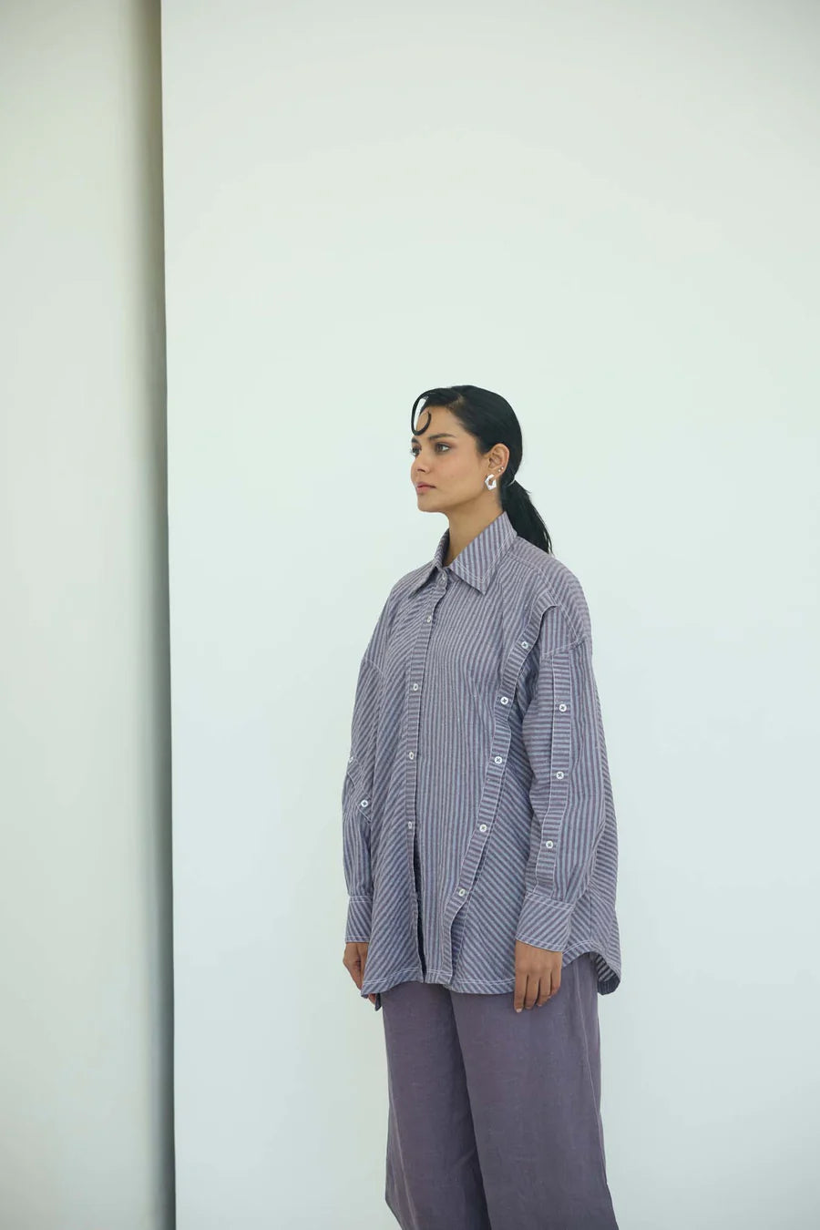 Kelly Bias Back Button Shirt