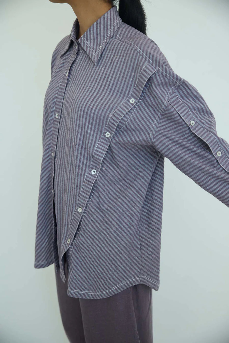 Kelly Bias Back Button Shirt
